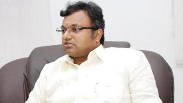 The CBI had carried out searches at the houses and offices of Karti Chidambaram across four cities for allegedly receiving money from the media firm owned by the Mukerjeas to scuttle a tax probe. (HT File Photo) The CBI had carried out searches at the houses and offices of Karti Chidambaram across four cities for allegedly receiving money from the media firm owned by the Mukerjeas to scuttle a tax probe. (HT File Photo)