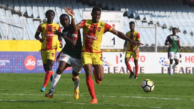 Gokulam Kerala inflicted a 2-1 defeat on Mohun Bagan in the I-League in Kolkata on Monday. (AIFF) Gokulam Kerala inflicted a 2-1 defeat on Mohun Bagan in the I-League in Kolkata on Monday. (AIFF)