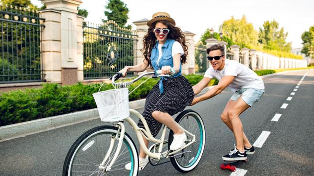 Rent a bike if you are in an urban location and ride along some scenic locations. (Shutterstock) Rent a bike if you are in an urban location and ride along some scenic locations. (Shutterstock)