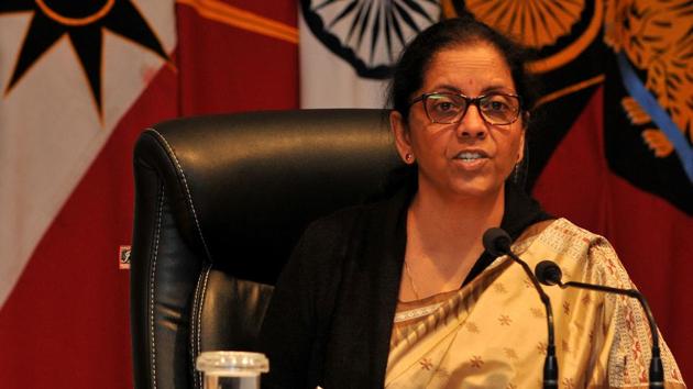 Defence minister Nirmala Sitharaman addresses a press conference in Jammu on Monday. (Nitin Kanotra /HT Photo) Defence minister Nirmala Sitharaman addresses a press conference in Jammu on Monday. (Nitin Kanotra /HT Photo)