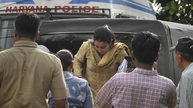 Nisha Singh’s lawyer, Ashok Verma, said their main contention against the police is on charges of kidnapping and wrongful confinement by the police. (Parveen Kumar/HT Photo) Nisha Singh’s lawyer, Ashok Verma, said their main contention against the police is on charges of kidnapping and wrongful confinement by the police. (Parveen Kumar/HT Photo)