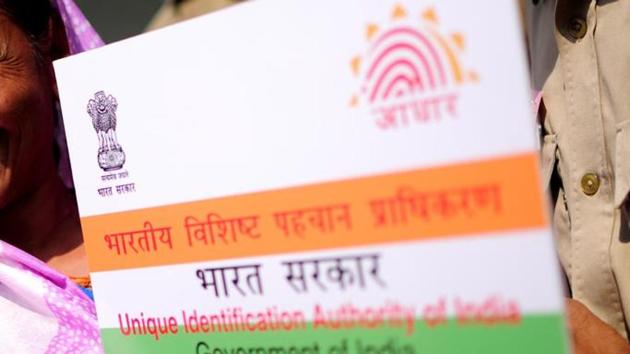 Aadhaar has always been thought of as universal digital infrastructure, not just a scheme.(Pradeep Gaur/Mint) Aadhaar has always been thought of as universal digital infrastructure, not just a scheme.(Pradeep Gaur/Mint)