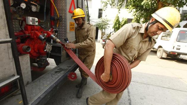Scores of factories in the industrial areas of Narela and Bawana are sitting ducks when it comes to fire. (HT FILE) Scores of factories in the industrial areas of Narela and Bawana are sitting ducks when it comes to fire. (HT FILE)