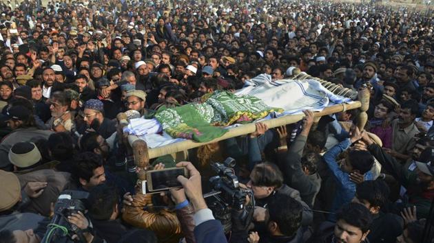 People attend a funeral of a seven-year-old Pakistani girl who was raped and killed, in Kasur. (AP File Photo) People attend a funeral of a seven-year-old Pakistani girl who was raped and killed, in Kasur. (AP File Photo)