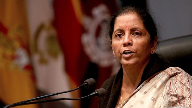 Defence minister Nirmala Sitharaman briefs media about militant attack at Sunjuwan Army camp in Jammu on February 12, 2018.(AFP)
