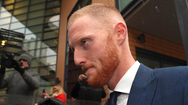 England cricketer Ben Stokes arrives at Bristol Magistrates Court in Bristol, Britain on February 13, 2018. His case was sent to Bristol Crown Court and the all-rounder will join now the England squad in New Zealand for the five-match ODI series.(REUTERS)