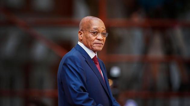 In this photo taken on February 12, 2015 South African president, Jacob Zuma, arrives for the formal opening of parliament in Cape Town.(AFP FILE PHOTO)