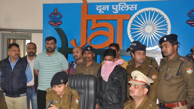 The accused has been identified as 19-year-old Avdesh Kumar Yadav, a resident of Faizabad district in Uttar Pradesh. (HT PHOTO) The accused has been identified as 19-year-old Avdesh Kumar Yadav, a resident of Faizabad district in Uttar Pradesh. (HT PHOTO)