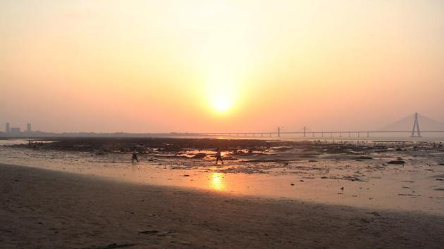 The most eroded coastline in Mumbai is Dadar-Shivaji Park beach.(HT File Photo)