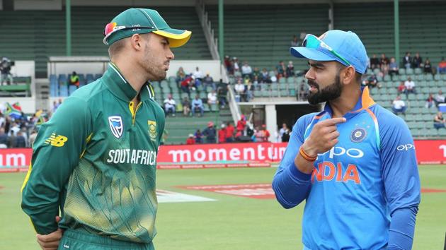 South Africa captain Aiden Markram won the toss and chose to bowl in overcast conditions in Port Elizabeth. (BCCI) 