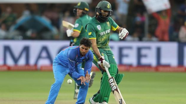 Kuldeep Yadav then dealth the killer blow picking four wickets for 57 runs. (BCCI) 