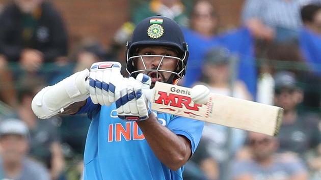 Opener Shikhar Dhawan (34) started well but was dismissed by Rabada.   (BCCI) 