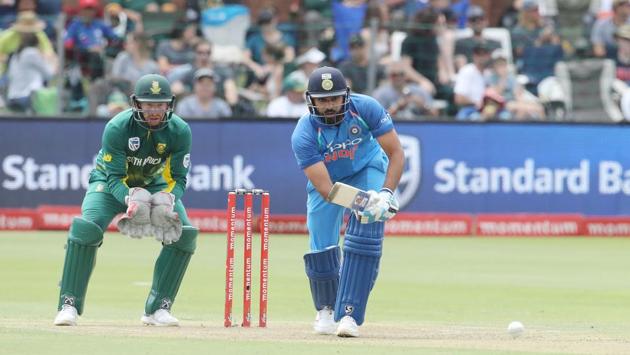 Rohit Sharma continued to score at a consistent rate from the other end.  (BCCI) 