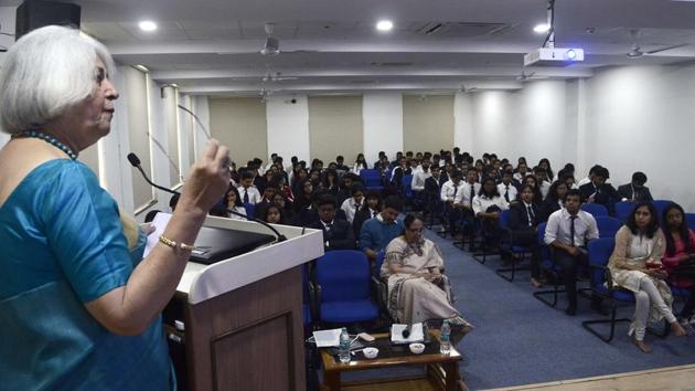 Interactive talk of Isher Judge Ahluwalia on waste management, organised at BR Ambedkar Museum in Pune. (RAVINDRA JOSHI/HT PHOTO) Interactive talk of Isher Judge Ahluwalia on waste management, organised at BR Ambedkar Museum in Pune. (RAVINDRA JOSHI/HT PHOTO)