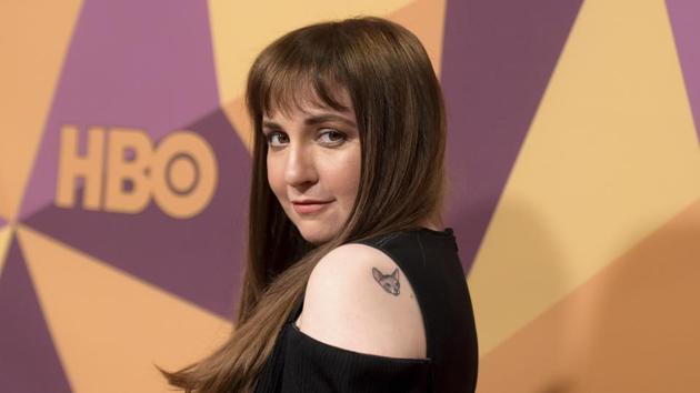 Lena Dunham arrives at the HBO Golden Globes afterparty at the Beverly Hilton Hotel on Sunday. (Richard Shotwell/Invision/AP) Lena Dunham arrives at the HBO Golden Globes afterparty at the Beverly Hilton Hotel on Sunday. (Richard Shotwell/Invision/AP)