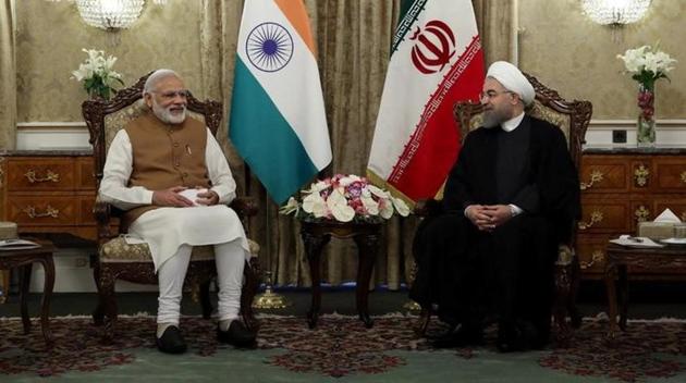Iran President Hassan Rouhani meets Prime Minister Narendra Modi in Tehran, Iran, on May 23, 2016. (Reuters File) Iran President Hassan Rouhani meets Prime Minister Narendra Modi in Tehran, Iran, on May 23, 2016. (Reuters File)