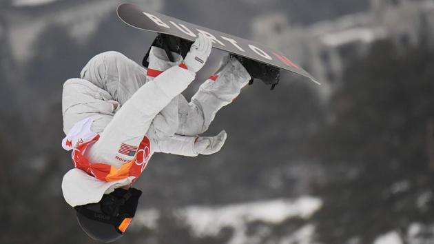 US’s Shaun White competes to win the final of the men's snowboard halfpipe at the Phoenix Park. (AFP) US’s Shaun White competes to win the final of the men's snowboard halfpipe at the Phoenix Park. (AFP)