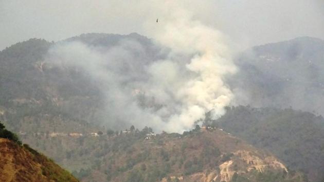 Shifting cultivation is the main reason for fire incidents in the northeast.(HT PHOTO)