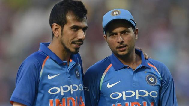 Yuzvendra Chahal (L) and Kuldeep Yadav have been in imperious form for India in the ODI series against South Africa.(AFP)