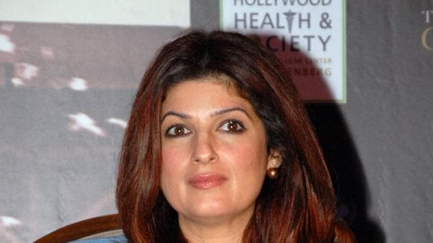 Twinkle Khanna during the promotion of PadMan in Mumbai.(AFP) Twinkle Khanna during the promotion of PadMan in Mumbai.(AFP)