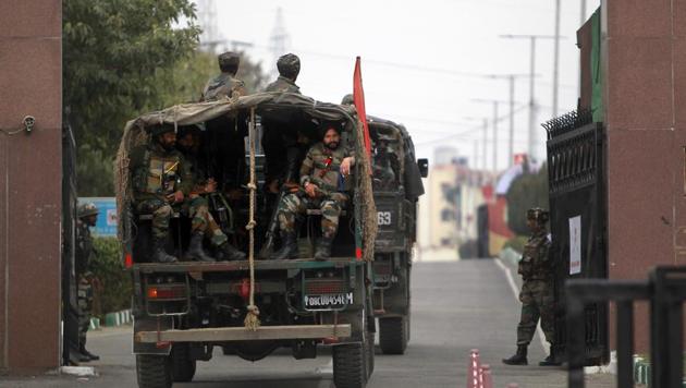 Indian Army soldiers arrive to take position at an Army camp in Jammu. Army hearts sink when war breaks out because wives and children know their loved ones could pay the highest price. You live each day – probably every hour if not minute – dreading the telegram or telephone that could bring bad news. Indeed, there are times when you wish dad had a comfortable desk job far away from the dreaded war front. (AP) Indian Army soldiers arrive to take position at an Army camp in Jammu. Army hearts sink when war breaks out because wives and children know their loved ones could pay the highest price. You live each day – probably every hour if not minute – dreading the telegram or telephone that could bring bad news. Indeed, there are times when you wish dad had a comfortable desk job far away from the dreaded war front. (AP)