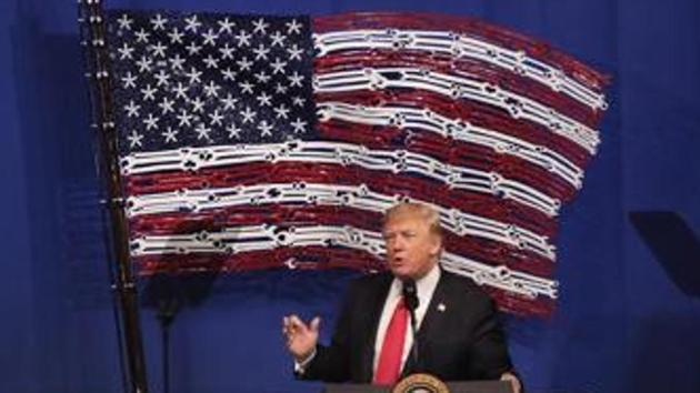 According to media reports, US President Donald Trump came up with the idea of showing off his country’s military might after a 2017 trip to France when he reviewed that country’s defence forces marching down the Avenue des Champs-Elysees in Paris. (AFP file photo) According to media reports, US President Donald Trump came up with the idea of showing off his country’s military might after a 2017 trip to France when he reviewed that country’s defence forces marching down the Avenue des Champs-Elysees in Paris. (AFP file photo)
