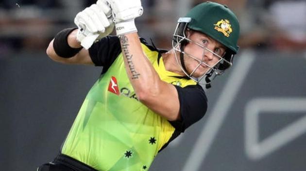 D’Arcy Short in action during the T20 tri-series match between Australia and New Zealand in Auckland on Friday. (Getty Images) D’Arcy Short in action during the T20 tri-series match between Australia and New Zealand in Auckland on Friday. (Getty Images)