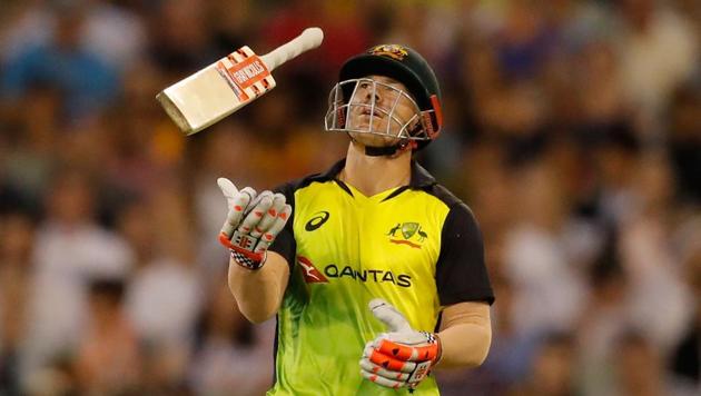 David Warnerr’s record that has prompted calls for him to be made Australia’s T20 cricket captain.(Getty Images)