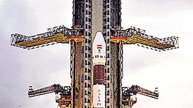 India's first unmanned scientific mission to the moon, Chandrayaan -1, had taken off at the Satish Dhawan Space Centre in Sriharikota on October 22, 2008.(PTI file photo)