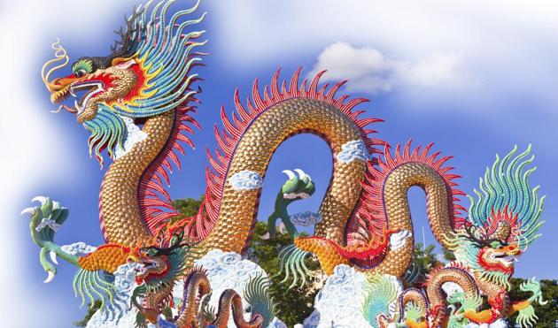 Chinese dragon image with bule sky. (Getty Images/iStockphoto) Chinese dragon image with bule sky. (Getty Images/iStockphoto)