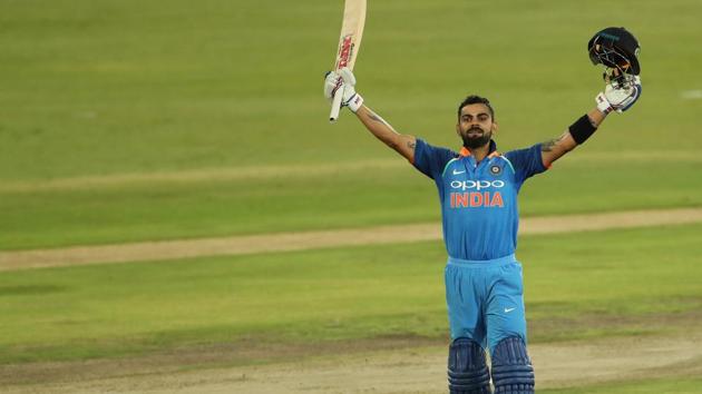 Virat Kohli’s 35th century helped India thrash South Africa by eight wickets to win the six-match ODI series 5-1. (BCCI )