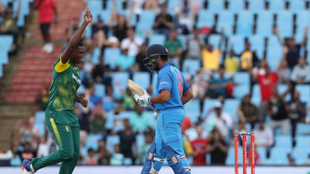 In reply, the visitors lost Rohit Sharma in the fourth over of their innings.  (BCCI ) 