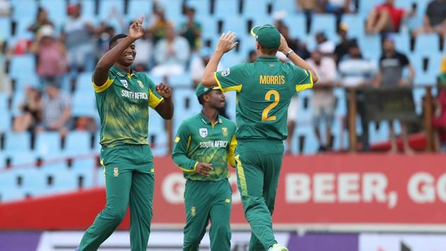 Ngidi, who got the wicket of Rohit, removed Dhawan in the 13th over.  (BCCI ) 