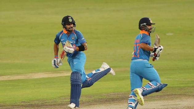 Kohli then got support from Rahane as the duo stitched together an unbeaten 126-run stand to guide India home with 107 balls to spare.  (BCCI ) 