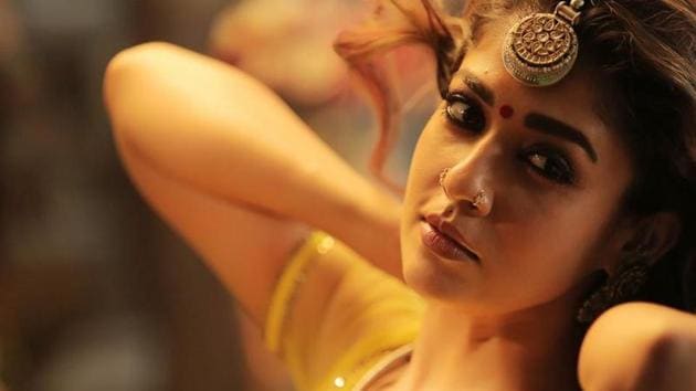 Nayanthara in a still from her film Kaashmora. Nayanthara in a still from her film Kaashmora.