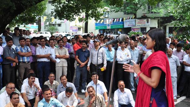 The restive employees have threatened that they can go to any extent if their allowances remained unpaid. (HT FILE PHOTO) The restive employees have threatened that they can go to any extent if their allowances remained unpaid. (HT FILE PHOTO)