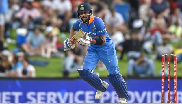 Indian cricket team captain Virat Kohli during the sixth ODI against South Africa cricket team at Centurion on Friday.(AP)