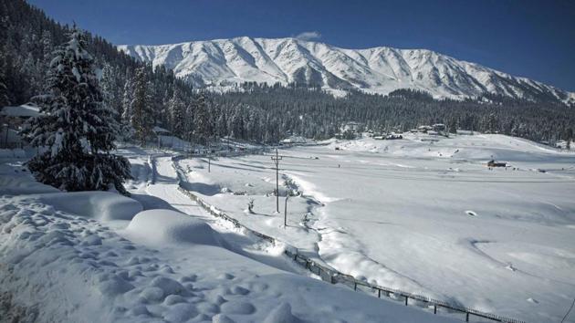 The ski-resort of Gulmarg in Baramulla district of north Kashmir.