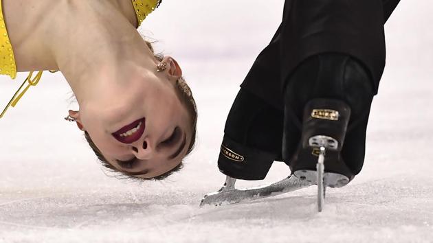 Russia's Kristina Astakhova and Russia's Alexey Rogonov compete in the pair skating free skating of the figure skating event during the Pyeongchang 2018 Winter Olympic Games at the Gangneung Ice Arena. (Aris Messinis / AFP) Russia's Kristina Astakhova and Russia's Alexey Rogonov compete in the pair skating free skating of the figure skating event during the Pyeongchang 2018 Winter Olympic Games at the Gangneung Ice Arena. (Aris Messinis / AFP)