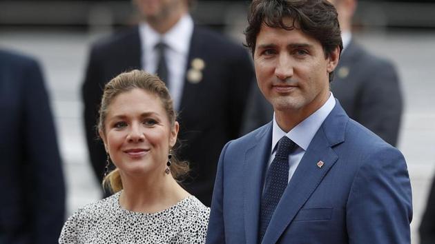 Canadian Prime Minister Justin Trudeau and his wife Sophie Gregoire Trudeau.(AP File Photo)