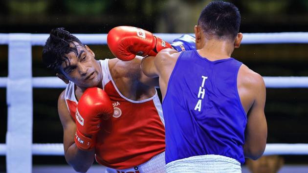 India will send 225 athletes to the 2018 Gold Coast Commonwealth Games, including 12 boxers in the men’s and women’s category.(PTI) India will send 225 athletes to the 2018 Gold Coast Commonwealth Games, including 12 boxers in the men’s and women’s category.(PTI)