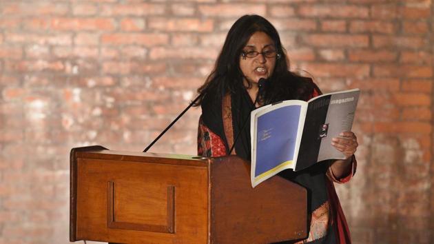 In a collective resolution, those present ended the gathering with a pledge to carry forward the struggle for people’s rights across borders and against divisive forces. (Raj K Raj / HT Photo) 