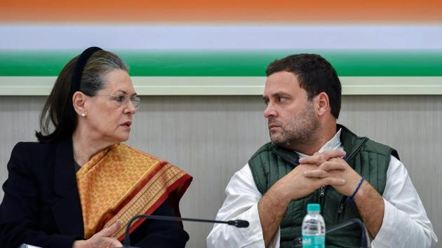 Congress president Rahul Gandhi with Sonia Gandhi at the party's Steering Committee meeting in New Delhi on Saturday. (PTI Photo) Congress president Rahul Gandhi with Sonia Gandhi at the party's Steering Committee meeting in New Delhi on Saturday. (PTI Photo)