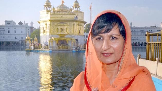 Australian high commissioner to India Harinder Sidhu paying obeisance at Golden Temple in Amritsar on Saturday. (Sameer Sehgal) Australian high commissioner to India Harinder Sidhu paying obeisance at Golden Temple in Amritsar on Saturday. (Sameer Sehgal)