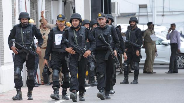 The state government had decided to purchase 673 vehicles to ensure quick movement of the police force. (Subhankar Chakraborty/HT Photo) The state government had decided to purchase 673 vehicles to ensure quick movement of the police force. (Subhankar Chakraborty/HT Photo)