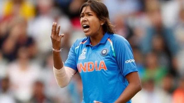 Jhulan Goswami will not take part in the last three India vs South Africa women’s T20 matches due to injury.(Action Images via Reuters)