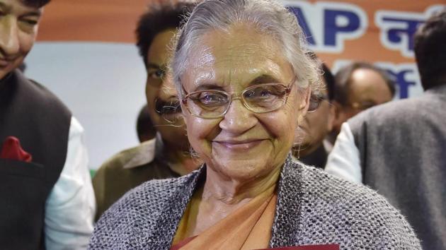 Delhi former chief minister Sheila Dikshit and Delhi Congress president Ajay Maken addressed their first joint press conference on Wednesday after the 2015 drubbing. (PTI Photo) Delhi former chief minister Sheila Dikshit and Delhi Congress president Ajay Maken addressed their first joint press conference on Wednesday after the 2015 drubbing. (PTI Photo)