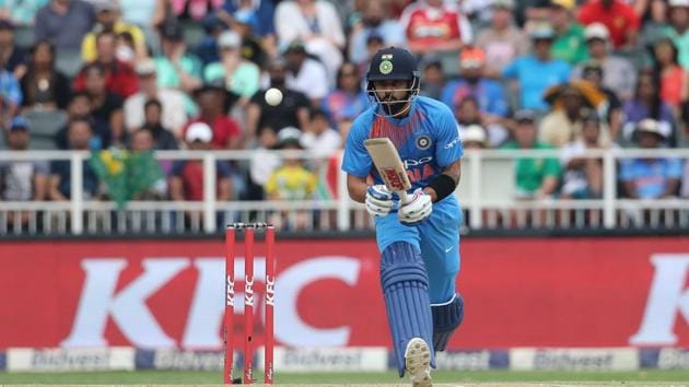 Dhawan was supported by his captain Virat Kohli, who scored 26 before falling to Tabraiz Shamsi.  (BCCI ) 