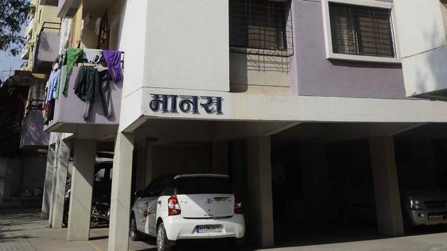 Residence of Nilesh Choudhary who commit suicide with his family at Shivane, Pune. (RAVINDRA JOSHI/HT PHOTO) Residence of Nilesh Choudhary who commit suicide with his family at Shivane, Pune. (RAVINDRA JOSHI/HT PHOTO)
