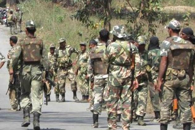 More than 65,000 police personnel including 48 battalions of central forces are deployed in the Maoist stronghold of Bastar region.(HT FILE PHOTO)